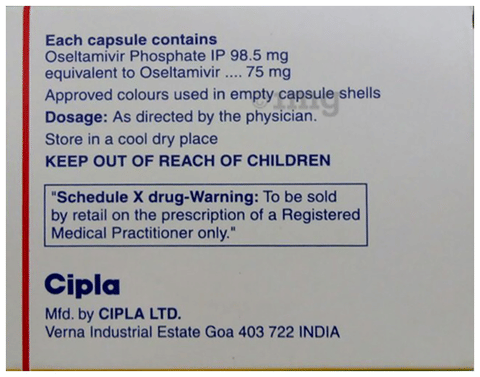 Antiflu 75mg Capsule image Antiflu 75mg Capsule image