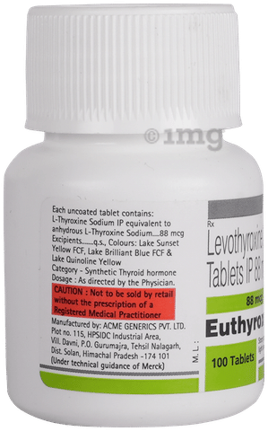 Euthyrox 88 Tablet image