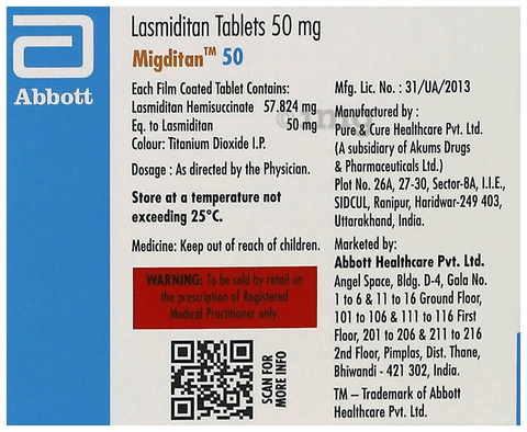 Migditan 50 Tablet image