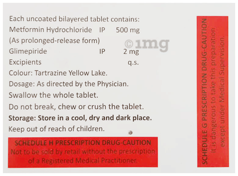 Glympomet 2 Tablet PR image