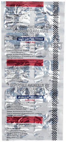 Moxclav BD Distab 228.5 Tablet