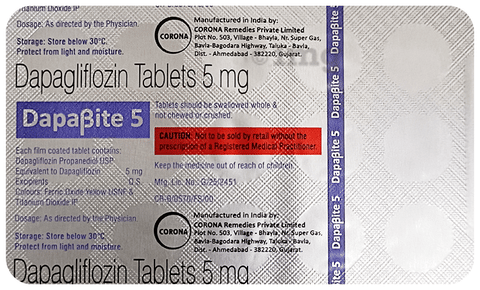 Dapabite 5 Tablet image