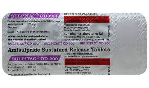 Sulpitac OD 200mg Tablet image