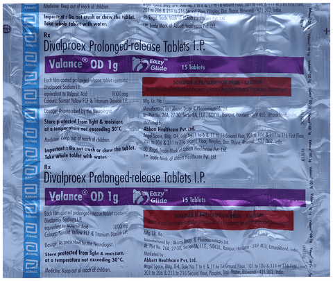 Valance OD 1g Eazy Glide Tablet PR image