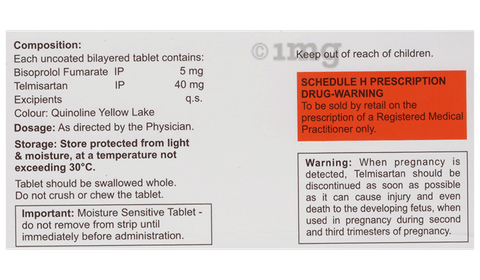 Bisproplex T 5 Tablet image Bisproplex T 5 Tablet image