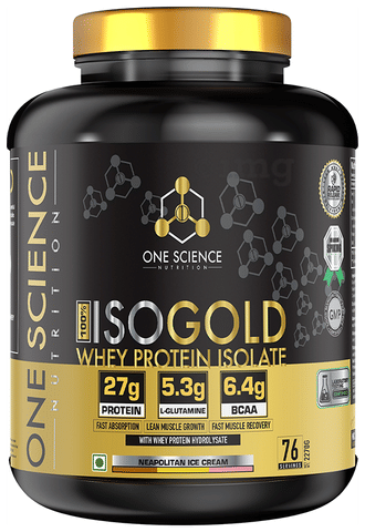 One Science Nutrition 100% Iso Gold Whey Protein Isolate Powder