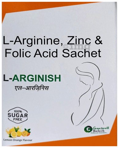 L-Arginish Sachet Lemon Orange Sugar Free