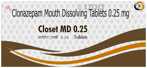 Closet MD 0.25 Tablet image Closet MD 0.25 Tablet image