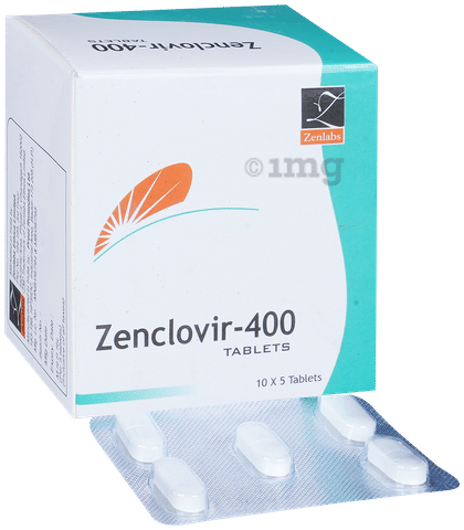Zenclovir 400mg Tablet image Zenclovir 400mg Tablet image