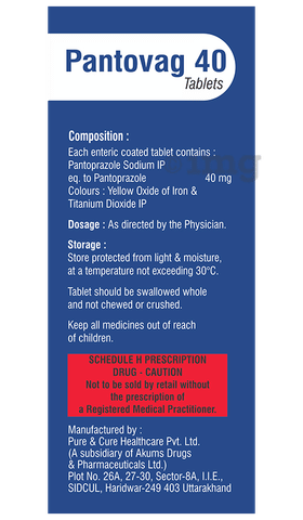 Pantovag 40 Tablet image Pantovag 40 Tablet image