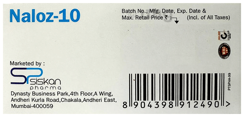 Naloz 10 Tablet DT