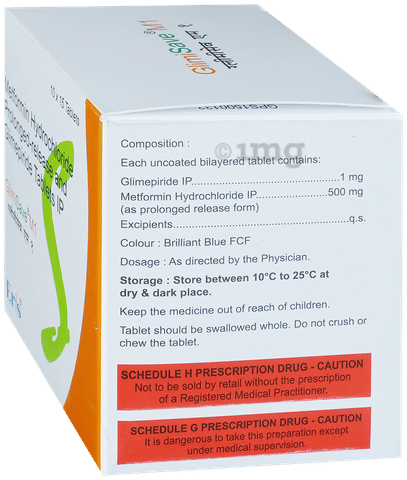 Glimisave M 1 Tablet PR image Glimisave M 1 Tablet PR image