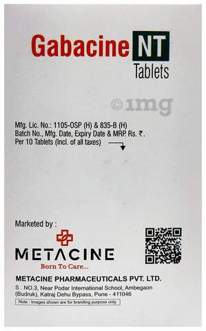 Gabacine NT Tablet image