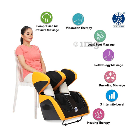 JSB HF111 Shiatsu Leg Massager Yellow Buy box of 1.0 Massager at