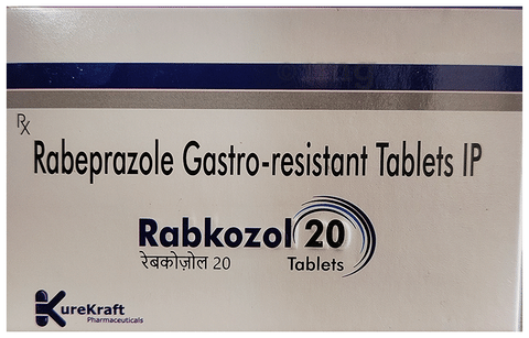 Rabkozol 20 Tablet image Rabkozol 20 Tablet image