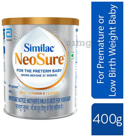 Similac Neosure Preterm Infant Formula Buy Tin of 400.0 gm Powder