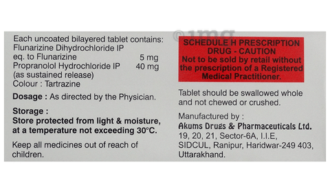 Migralay Plus 5 Tablet SR image