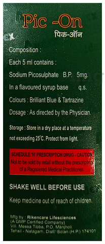 Pic-On Oral Solution Sugar Free