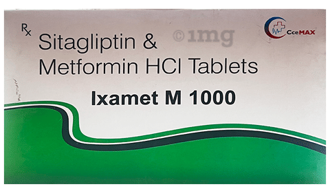 Ixamet M 1000 Tablet image Ixamet M 1000 Tablet image
