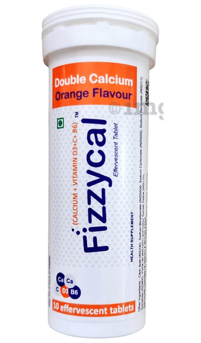 Fizzycal Effervescent Tablet Orange 1
