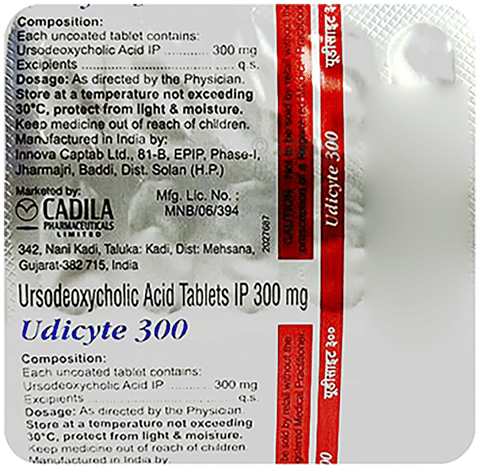 Udicyte 300mg Tablet image Udicyte 300mg Tablet image