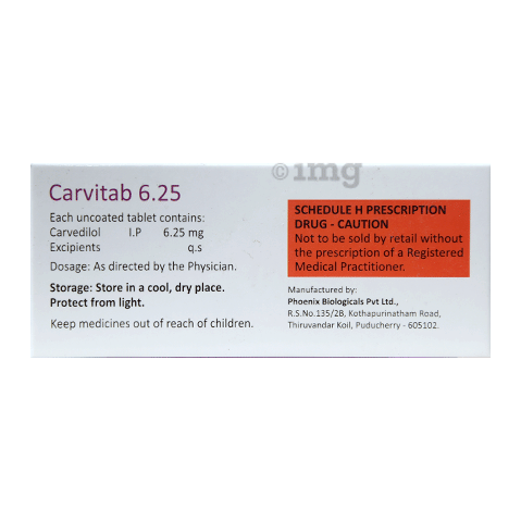 Carvitab 6.25 Tablet image