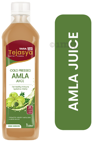 Tata 1mg Tejasya Amla Juice: Buy bottle of 1 Ltr Juice at best price in  India | 1mg