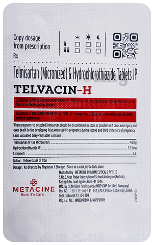 Telvacin-H Tablet image Telvacin-H Tablet image