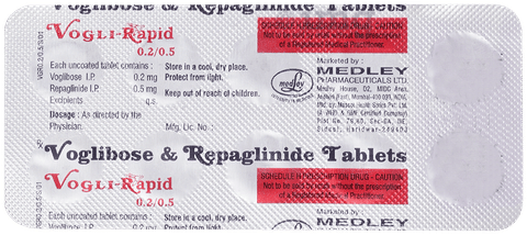Vogli Rapid 0.5mg/0.2mg Tablet image