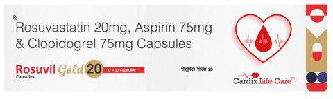 Rosuvil Gold 75mg/20mg/75mg Capsule
