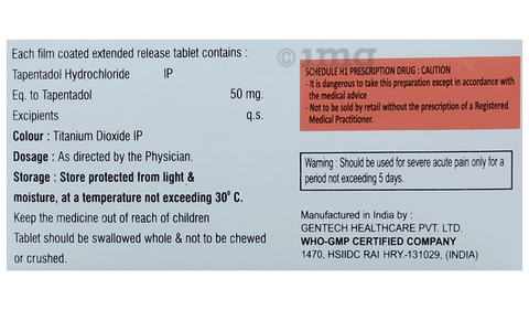 Tapend-ER 50 Tablet image