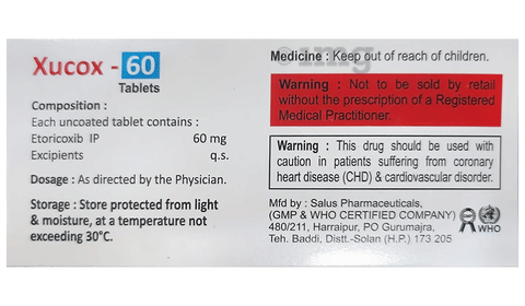 Xucox 60 Tablet image