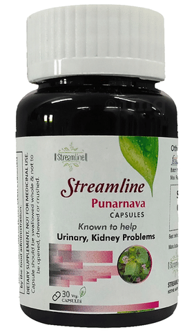 Streamline Punarnava Veg Capsule image Streamline Punarnava Veg Capsule image