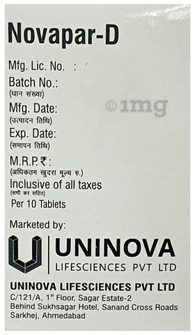 Novapar-D Tablet image