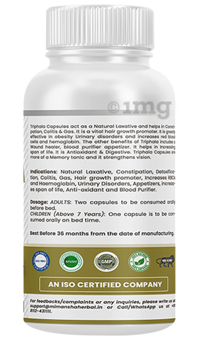Mimansha Triphala Capsule image Mimansha Triphala Capsule image