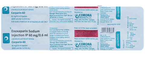 Corparin 60 Injection image