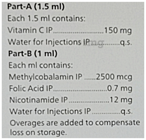Buy Nuroslide C Injection Online: View Uses, Side Effects, Price, Substitutes | 1mg Buy Nuroslide C Injection Online: View Uses, Side Effects, Price, Substitutes | 1mg