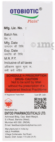 Otobiotic Plain Ear Drop image
