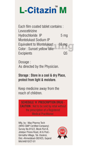 L-Citazin M Tablet image L-Citazin M Tablet image