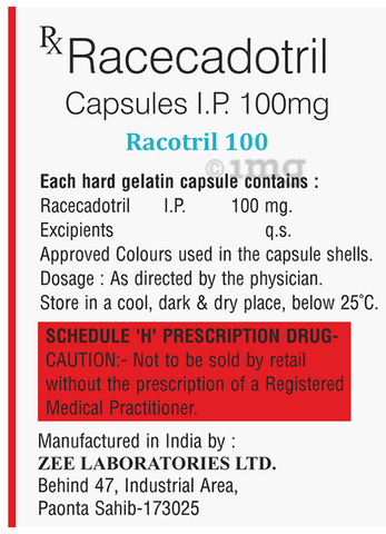 Racotril 100 Capsule image Racotril 100 Capsule image