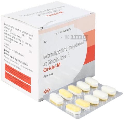 Gride-M 1mg/500mg Tablet
