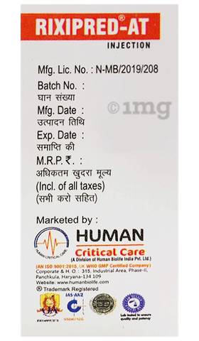 Rixipred AT 80mg Injection image