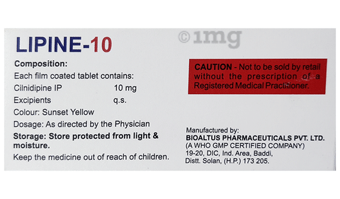 Lipine 10 Tablet image