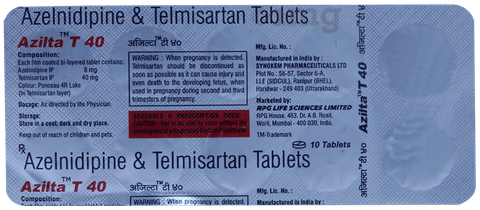 Azilta T 40 Tablet image