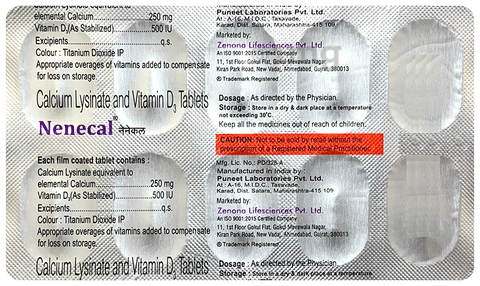 Nenecal Tablet image Nenecal Tablet image