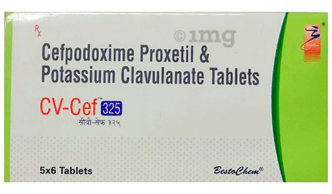 CV Cef 325 Tablet image CV Cef 325 Tablet image