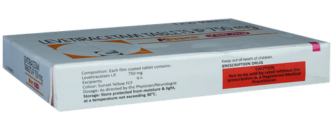 Keppra 750mg Tablet image