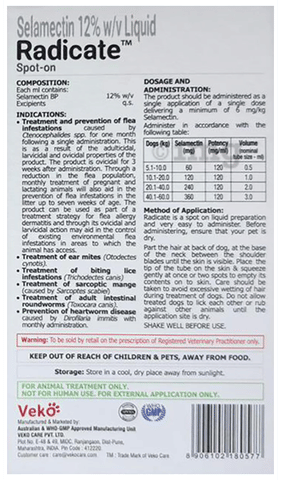 Veko Radicate Spot-On Pet Solution image Veko Radicate Spot-On Pet Solution image