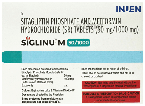 Siglinu M 50/1000 Tablet SR image Siglinu M 50/1000 Tablet SR image