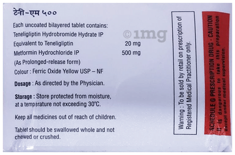 Tenee-M 500 Tablet PR